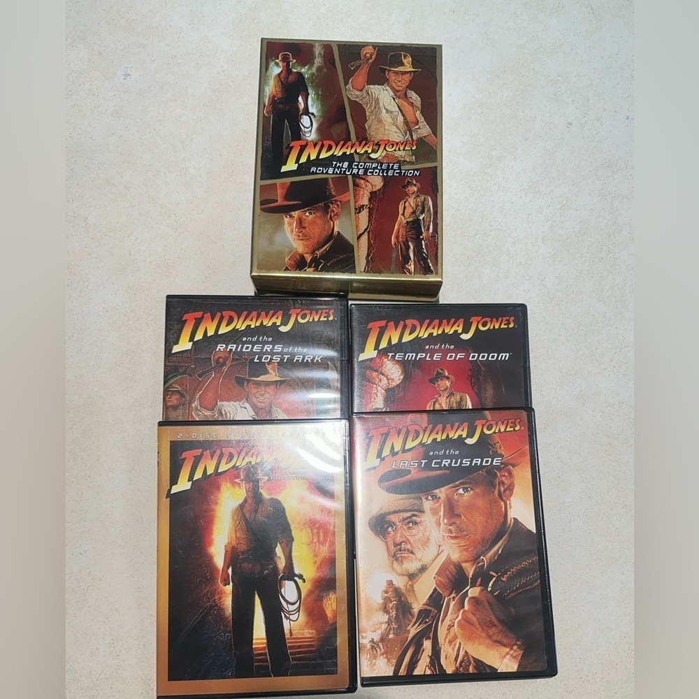 1981 - 2008 Indiana Jones The Complete Adventure Collection 4 DVD’s - Picture 3 of 12